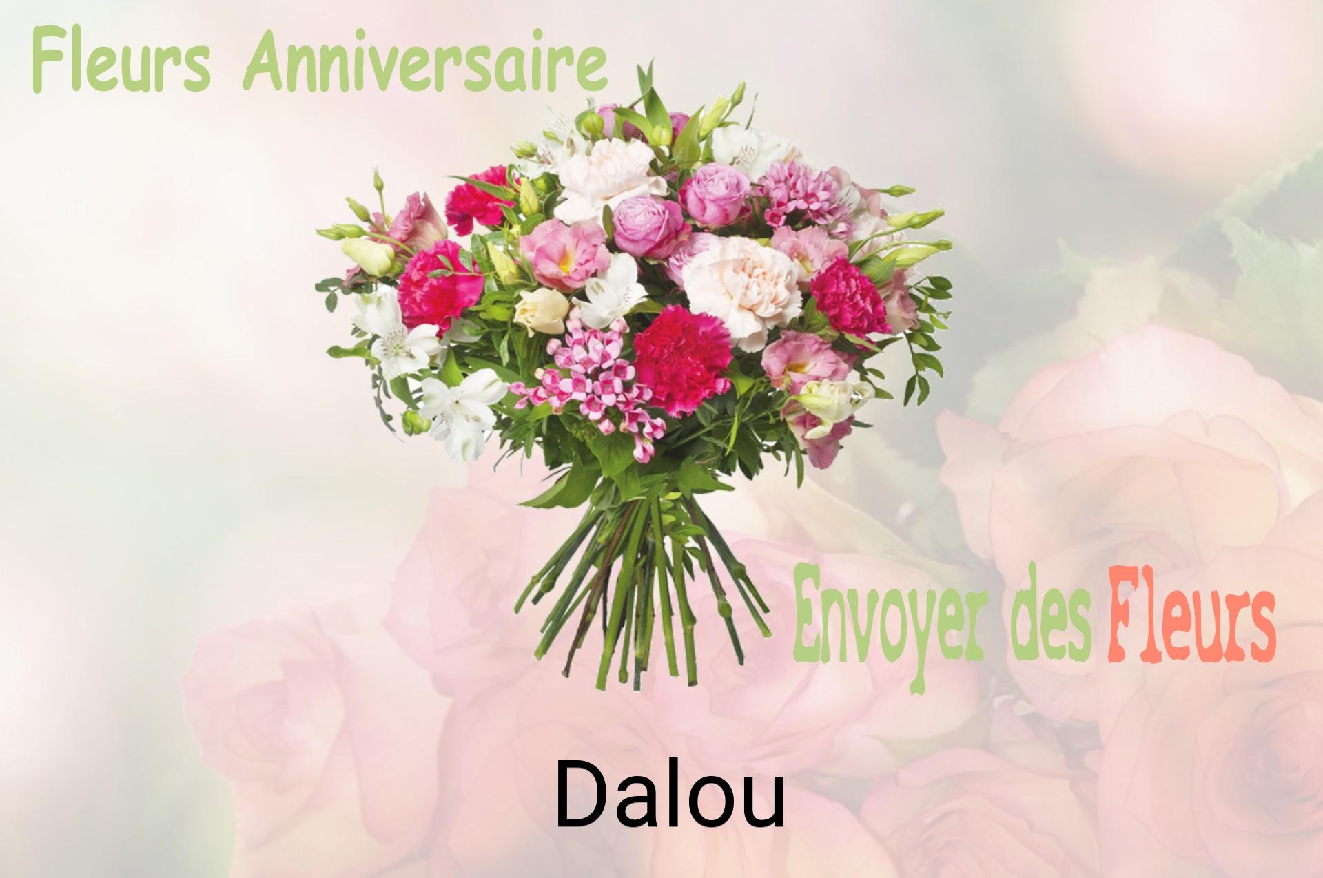 Bouquet de fleurs d’anniversaire livré à Dalou